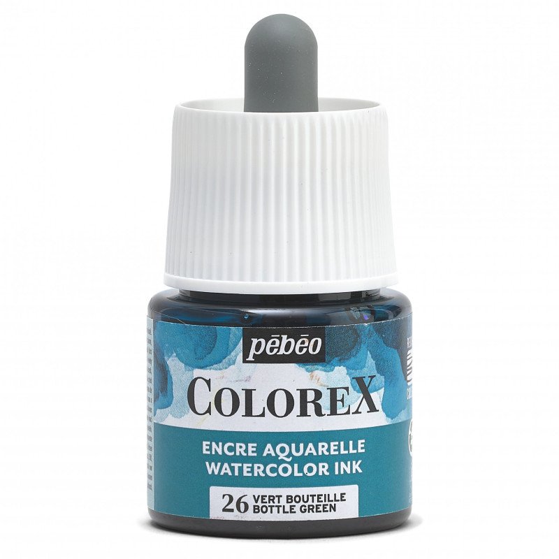 Pebeo Colorex Tinta acuarelable 45 ml - 26 - Verde botella