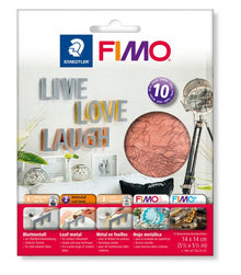 FIMO Pan de metal 140 x 140 mm - 10 hojas - Cobre