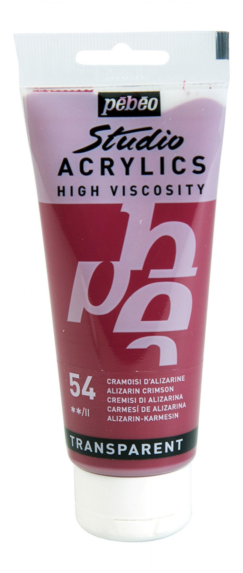 Pebeo Studio Pintura acrílica 100 ml - 54 - Alizarine karmozijn