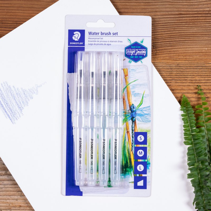 Staedtler Pincel con depósito Blister - 4 unidades