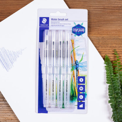 Staedtler Pincel con depósito Blister - 4 unidades