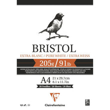 Clairefontaine Papel Bristol - Bristol 205 g - A4 - 20 hojas
