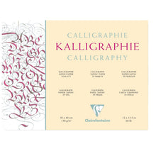Clairefontaine Caligrafía Bloc de papel 130 g - 30 x 40 cm - 25 hojas