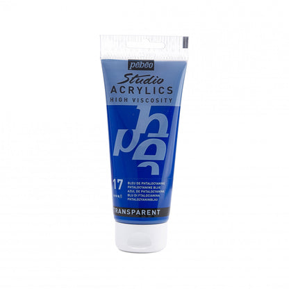 Pebeo Studio Pintura acrílica 100 ml - 17 - Phtalocyaanblauw