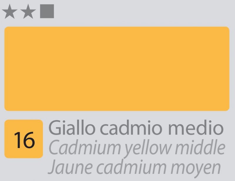 Divolo Accademia Óleo 20 ml - Cadmium Yellow Middle