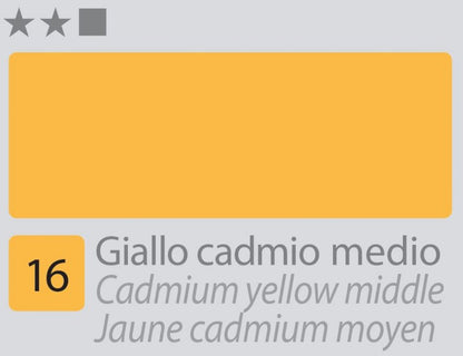 Divolo Accademia Óleo 20 ml - Cadmium Yellow Middle