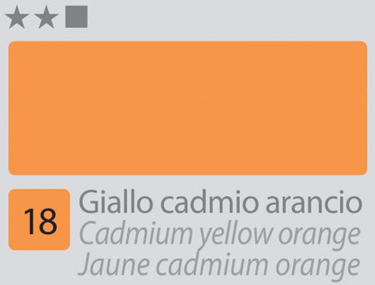 Divolo Accademia Óleo 20 ml - Cadmium Yellow Orange