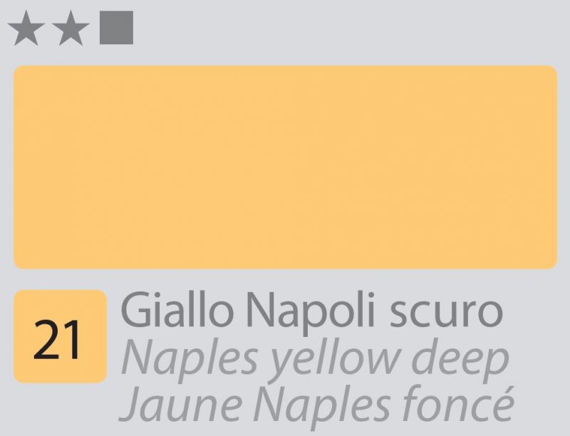 Divolo Accademia Óleo 20 ml - Naples Yellow Deep