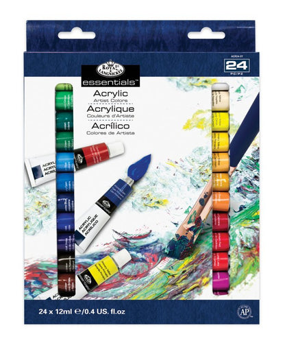 Royal & Langnickel Essentials Acrylic Sets - 24 x 12 ml