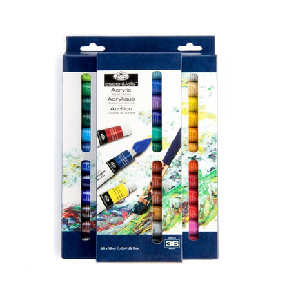 Royal & Langnickel Essentials Acrylic Sets - 36 x 12 ml