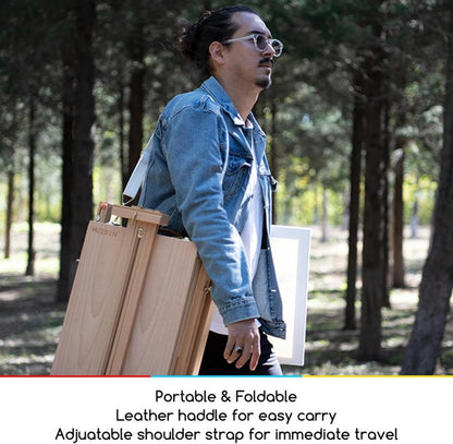 Meeden Caballete francés con patas plegables
