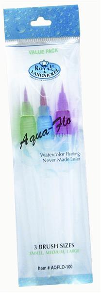 Royal & Langnickel Aqua-Flo Brush Set - 3 pack
