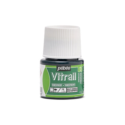 Pebeo Vitrail Transparente Pintura para vidrio 45 ml - 13 - Smaragd