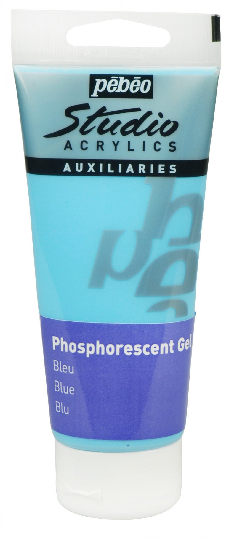 Pebeo Studio Acrylic Phosphorescent Gel 100 ml - Azul