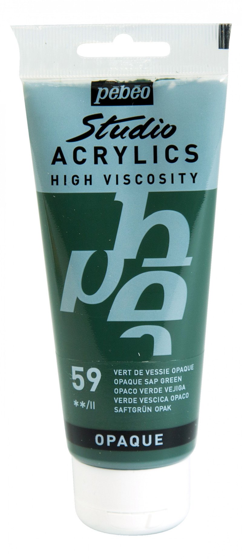 Pebeo Studio Pintura acrílica 100 ml - 59 - Verde vejiga opaco