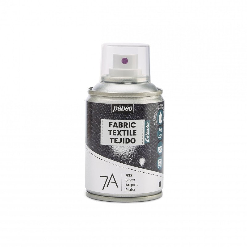 Pebeo 7A Textielspray 100 ml - Plata