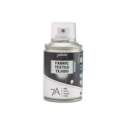 Pebeo 7A Textielspray 100 ml - Plata