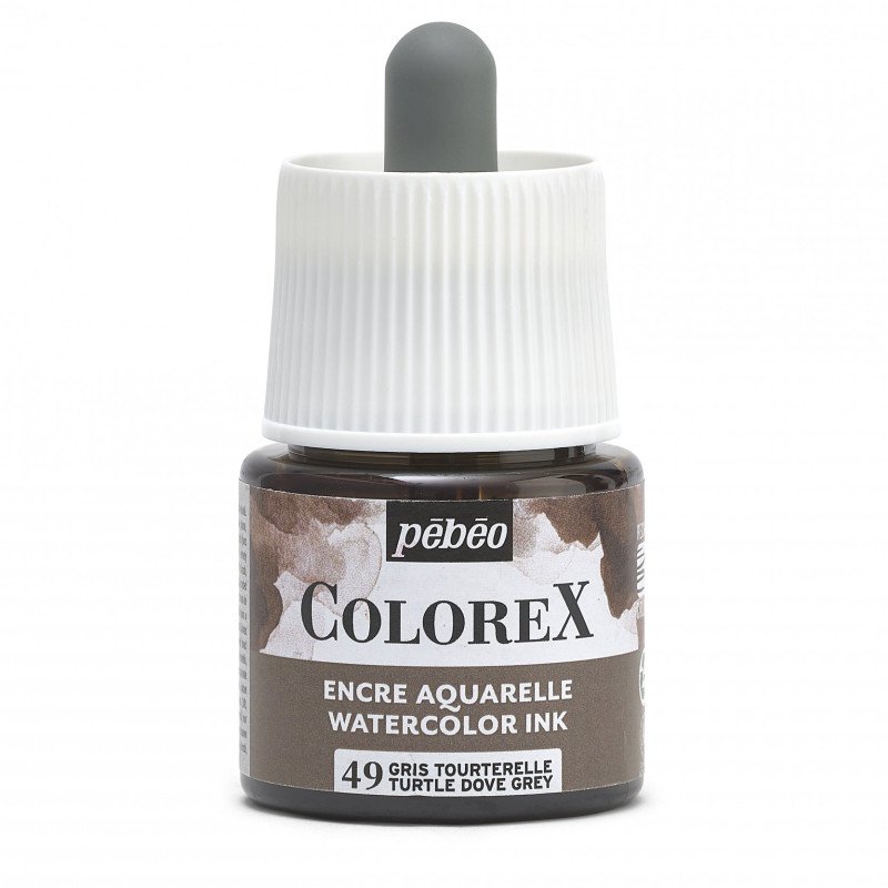 Pebeo Colorex Tinta acuarelable 45 ml - 49 - Gris tórtola