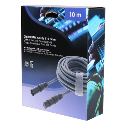 XLR Cable 3-Pin XLR Macho a Hembra 10m — 4