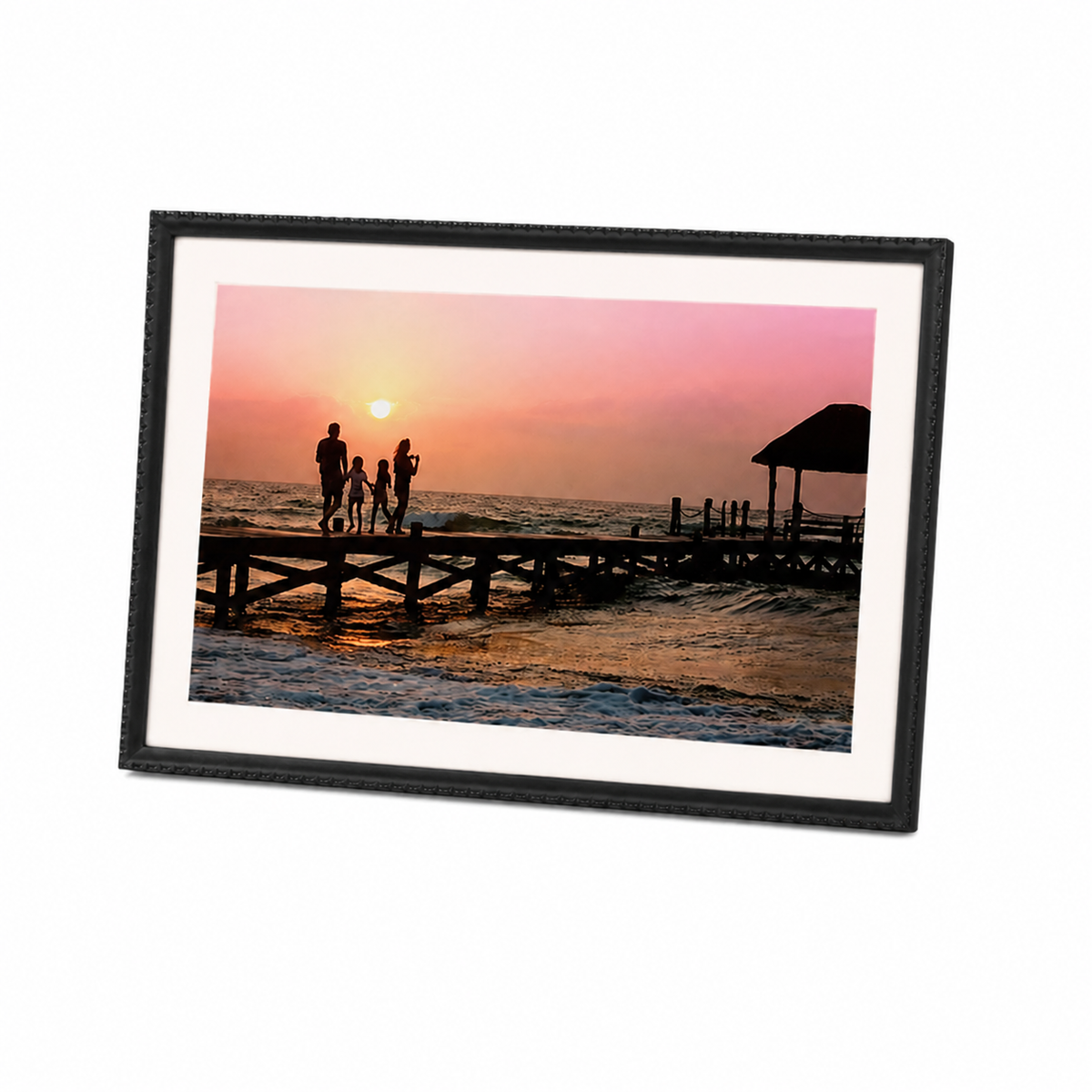 Frameo Marco digital HF-109T Negro 10.1 Pulgadas con FrameGlow — 2