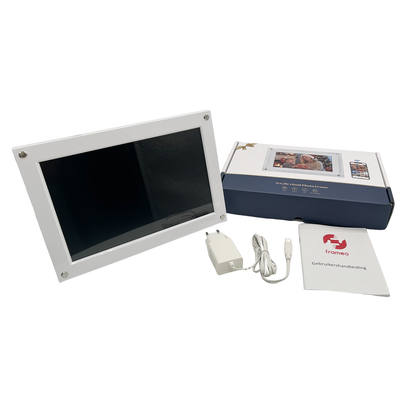 Frameo Marco digital WT-101W Acrílico Blanco 10.1 Pulgadas