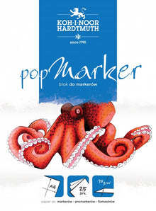 KOH-i-NOOR Grafische Papierblokken - Pop Marker - A4 - 25 hojas