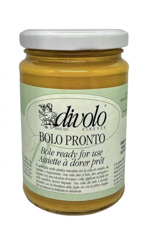 Divolo Listo para usar Poliment Base para dorado - 300 ml - Ocre amarillo