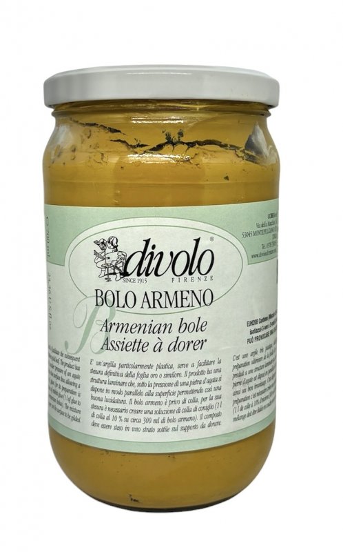 Divolo Armeens Poliment Base para dorado - 700 ml - Ocre amarillo