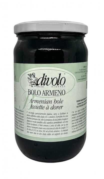 Divolo Armeens Poliment Base para dorado - 700 ml - Negro