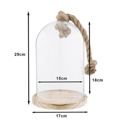 Clayre Eef Cloche 6GL2222 Transparente 17x29 cm — 2