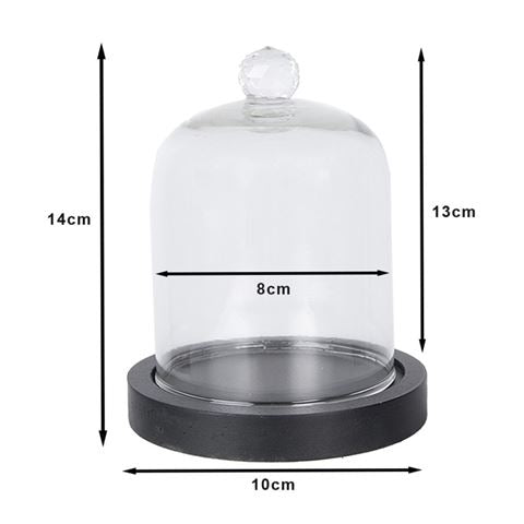 Clayre Eef Cloche 6GL4038 Negro 10x14 cm — 2