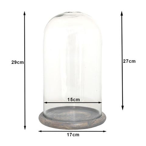 Clayre Eef Cloche 6GL3536 Transparente 17x29 cm — 4