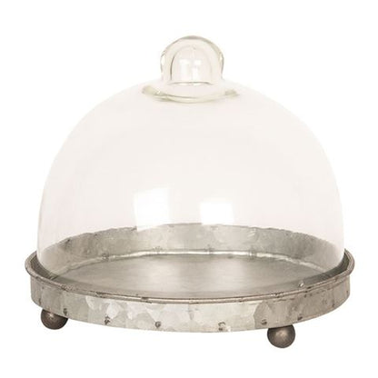 Clayre Eef Cloche 6GL2492 Gris Transparente 16x15 cm