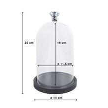 Clayre Eef 6GL2544 Vidrio Cloche Transparente 14x25 cm — 2