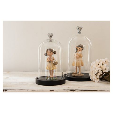 Clayre Eef 6GL2544 Vidrio Cloche Transparente 14x25 cm — 3
