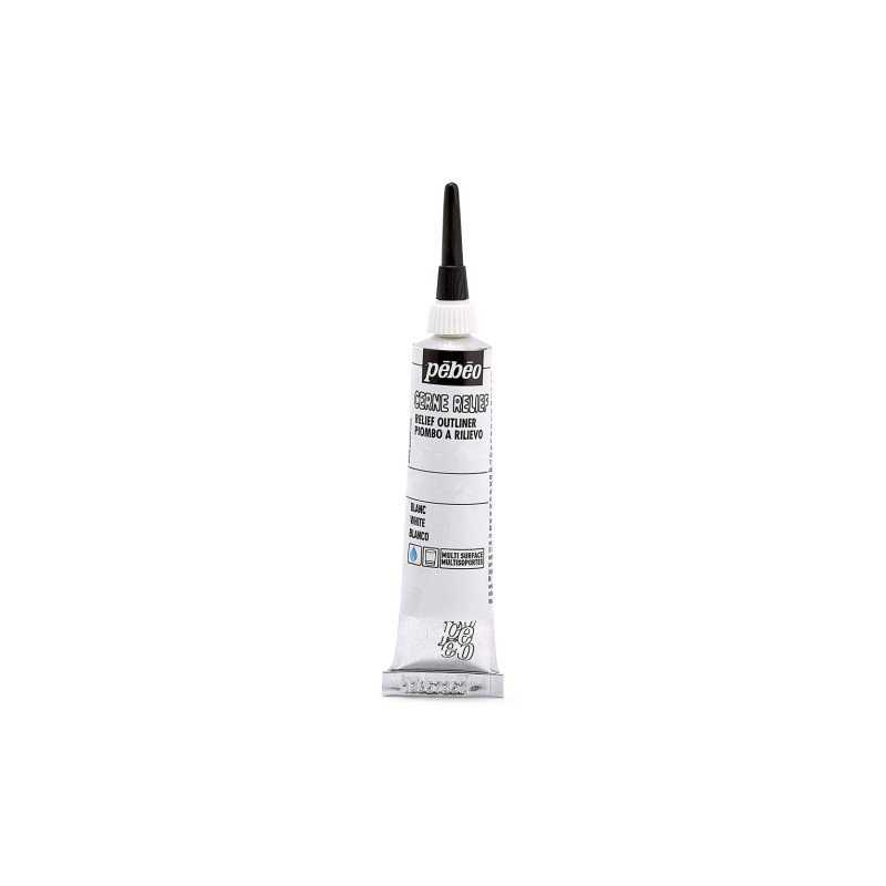 Pebeo Cerne Relief Omlijning 20 ml - Blanco