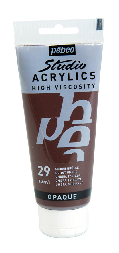 Pebeo Studio Pintura acrílica 100 ml - 29 - Sombra tostada