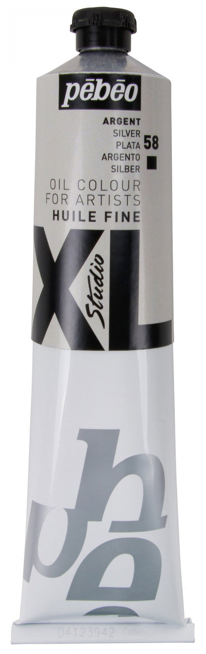Pebeo Studio XL Óleo 200 ml - 58 - Plata