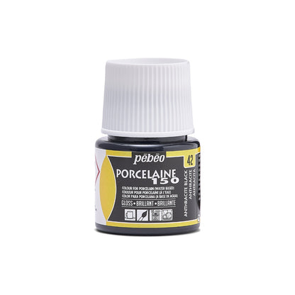 Pebeo Porcelaine 150 Pintura para porcelana 45 ml - 42 - Antracita