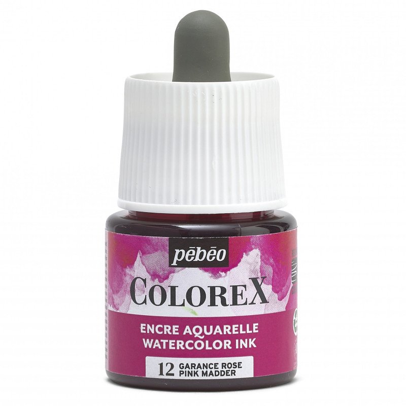 Pebeo Colorex Tinta acuarelable 45 ml - 12 - Roze Meekrap