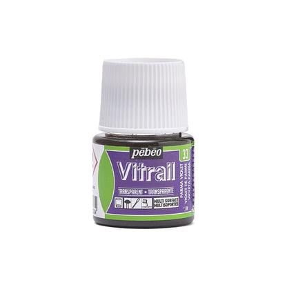 Pebeo Vitrail Transparente Pintura para vidrio 45 ml - 33 - Morado