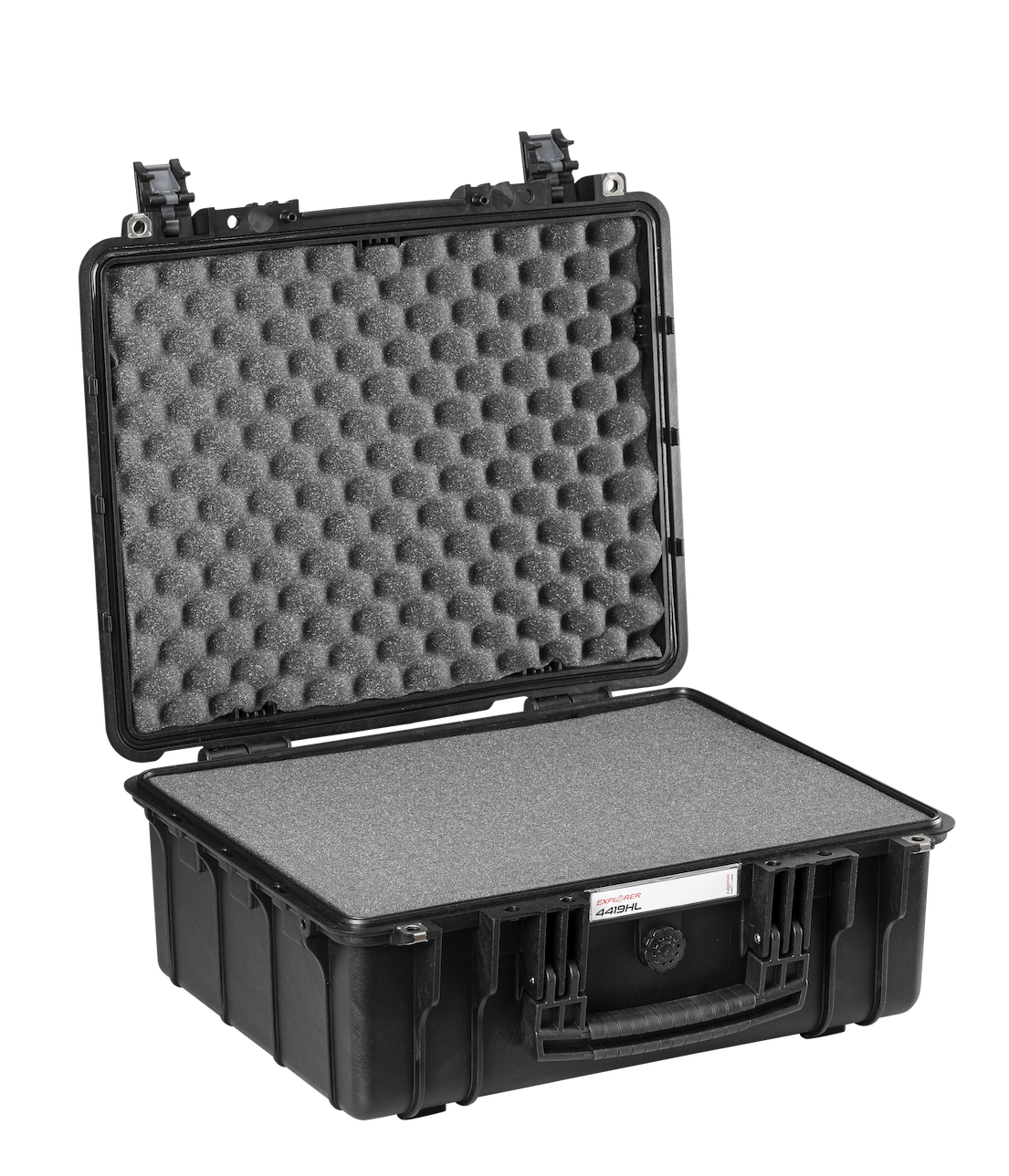 Explorer Cases 4419HL Maletín Negro con Espuma