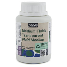 Transparente Médium fluido Pebeo Studio Green 225 ml.