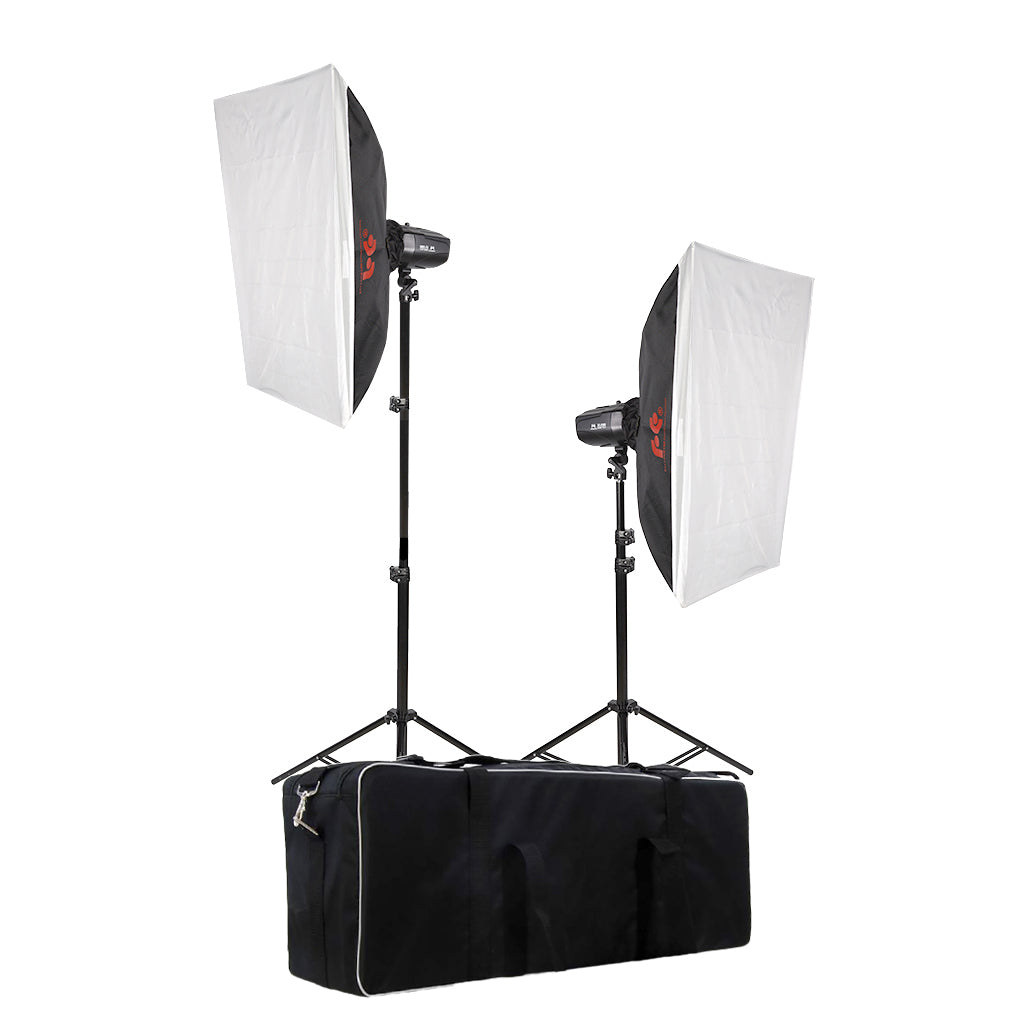 Falcon Eyes Flash de estudio Kit SSK-2200D con Bolsa