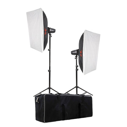 Falcon Eyes Flash de estudio Kit SSK-2200D con Bolsa