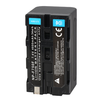 Falcon Eyes 2 x Batería NP-F750 + Cargador de baterías SP-CHG para Lámpara LED — 3