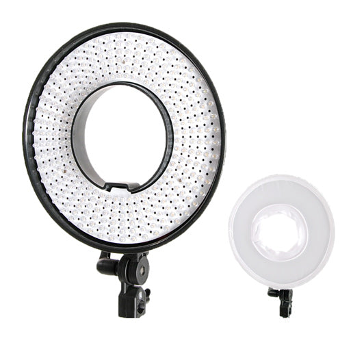 Falcon Eyes Bicolor LED Anillo Lámpara Regulable DVR-300DVC en 230V