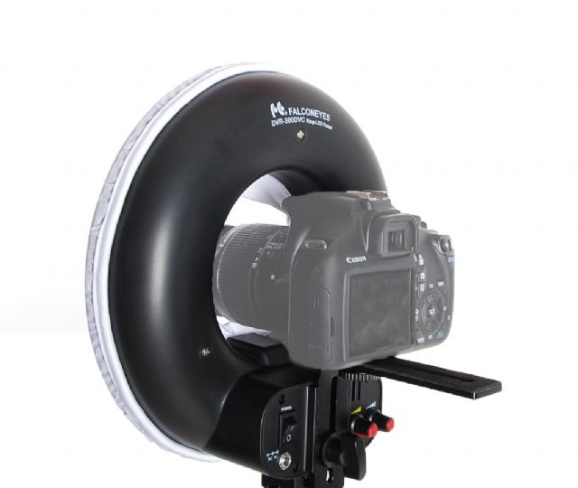 Falcon Eyes Bicolor LED Anillo Lámpara Regulable DVR-300DVC en 230V — 5