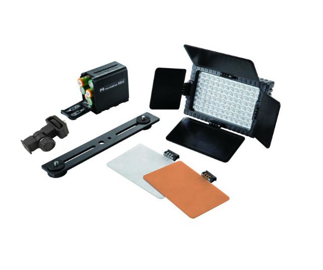 Falcon Eyes Lámpara LED Kit Regulable DV-96V-K1 en Penlite