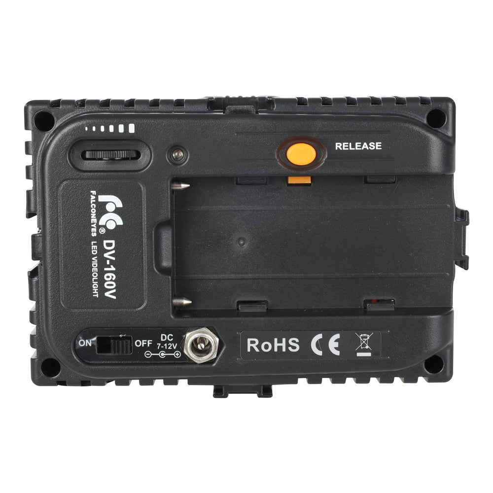 Falcon Eyes Lámpara LED Kit Regulable DV-160V-K2 incl. Batería — 4
